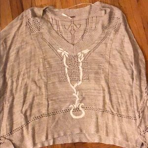 Free people poncho